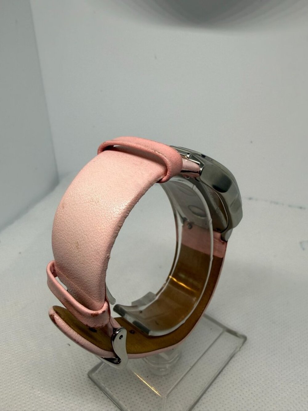 Philip Stein Teslar Women Dual Dial White Roman Pink Leather Bracelet Watch - Picture 6 of 13